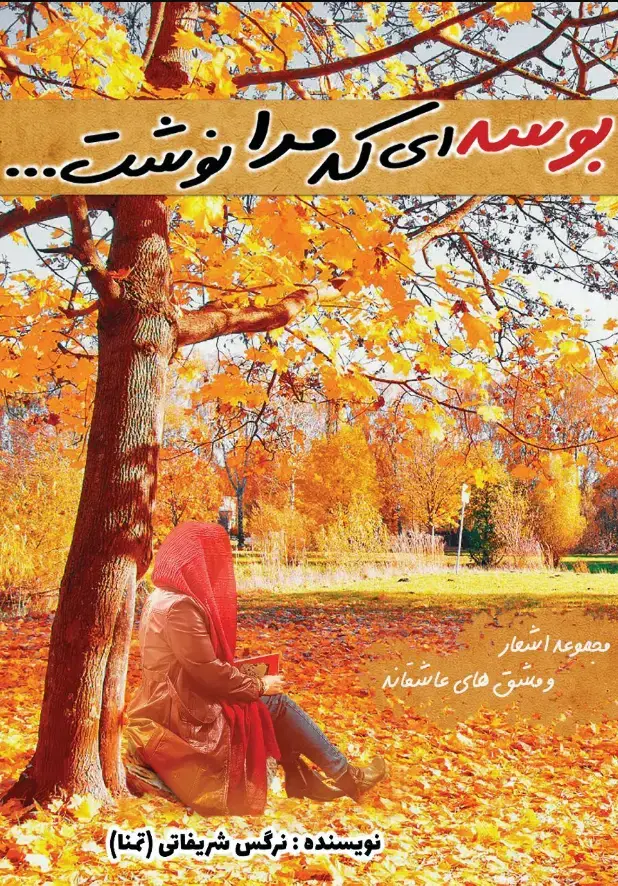 جلد کتاب بوسه ای که مرا نوشت