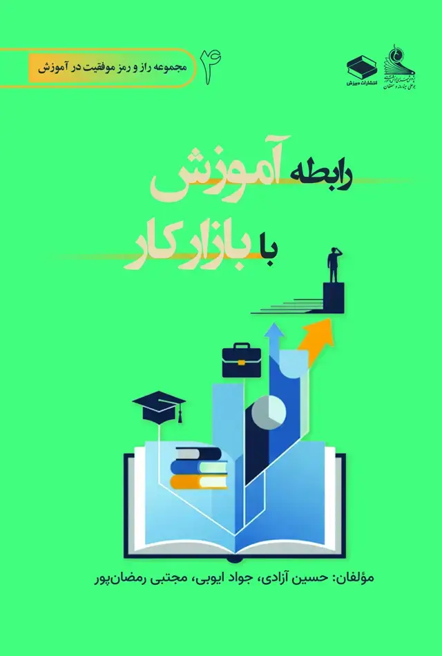 جلد کتاب رابطه آموزش با بازار کار