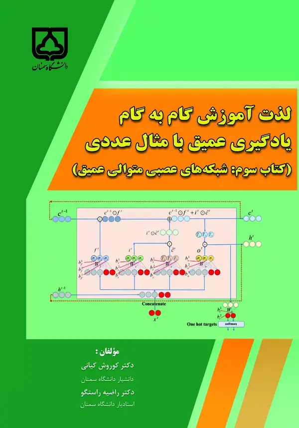 جلد کتاب شبکه‌های عصبی متوالی عمیق