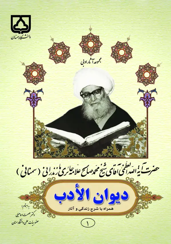 جلد کتاب دیوان الادب