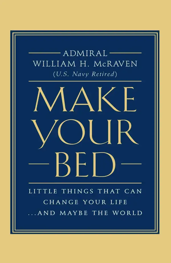 جلد کتاب Make Your Bed: Little Things That Can Change Your Life...And Maybe the World