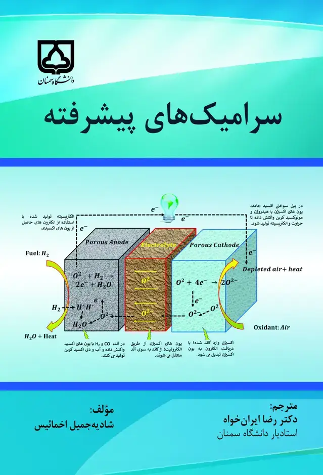 جلد کتاب سرامیکهای پیشرفته