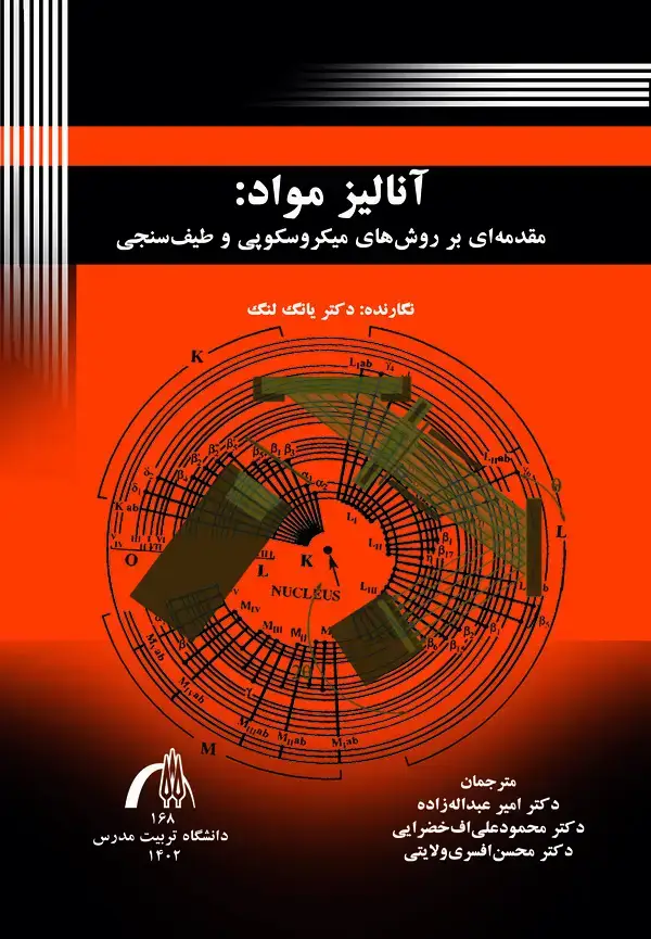 جلد کتاب آﻧﺎﻟﯿﺰ ﻣﻮاد