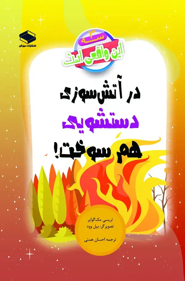 جلد کتاب در آتش‌سوزی دستشویی هم سوخت!