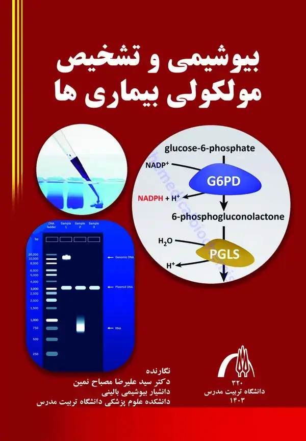 جلد کتاب بیوشیمی و تشخیص مولکولی بیماری ها