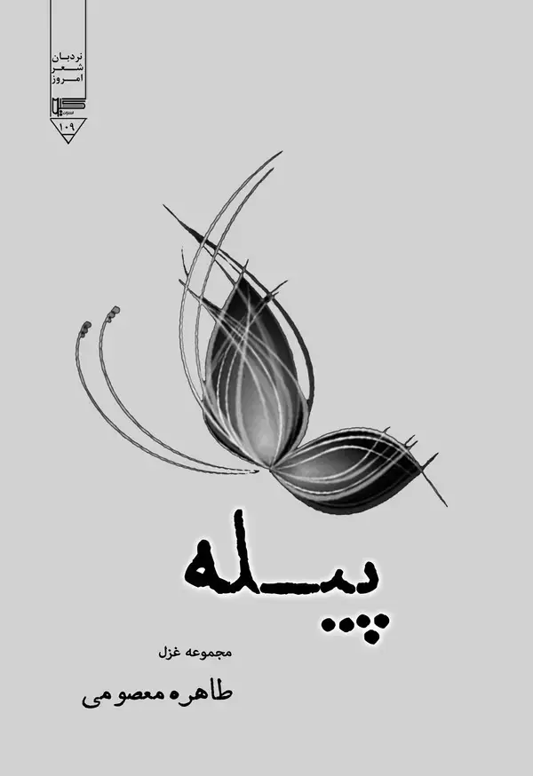 جلد کتاب پیله (مجموعه غزل)