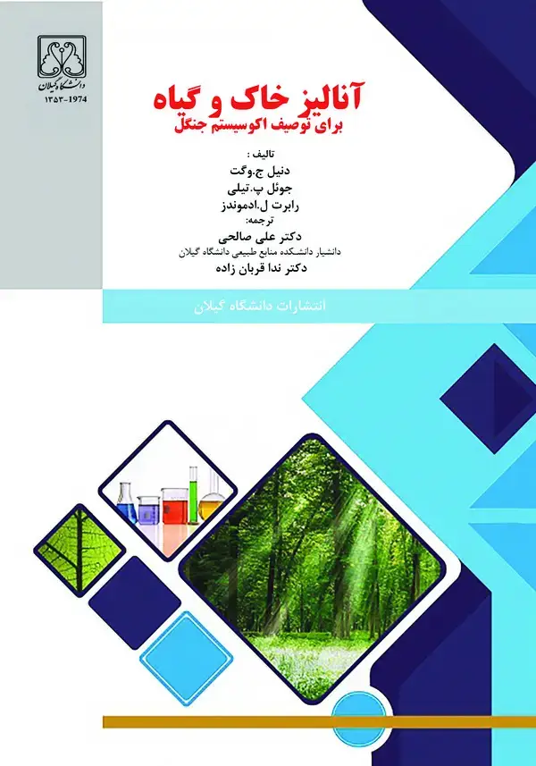 جلد کتاب آنالیز خاک و گیاه