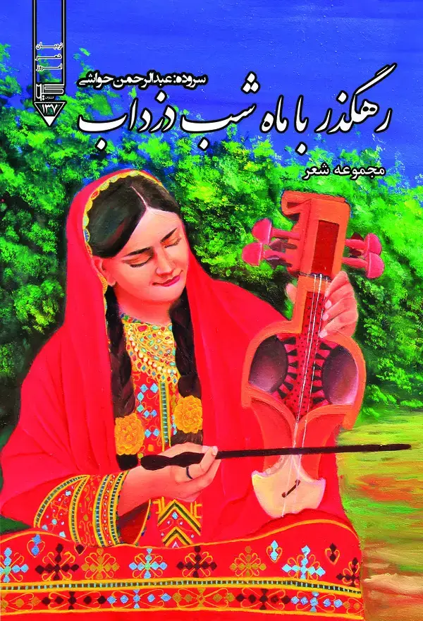 جلد کتاب رهگذر با ماه شب دزداب