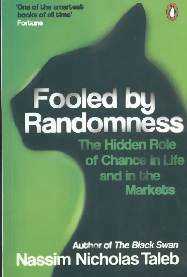 جلد کتاب Fooled by Randomness (فریفته تصادف)
