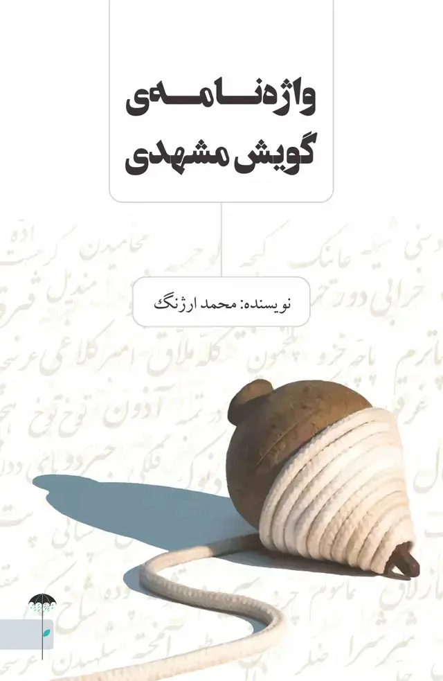 جلد کتاب واژه‌نامه گویش مشهدی