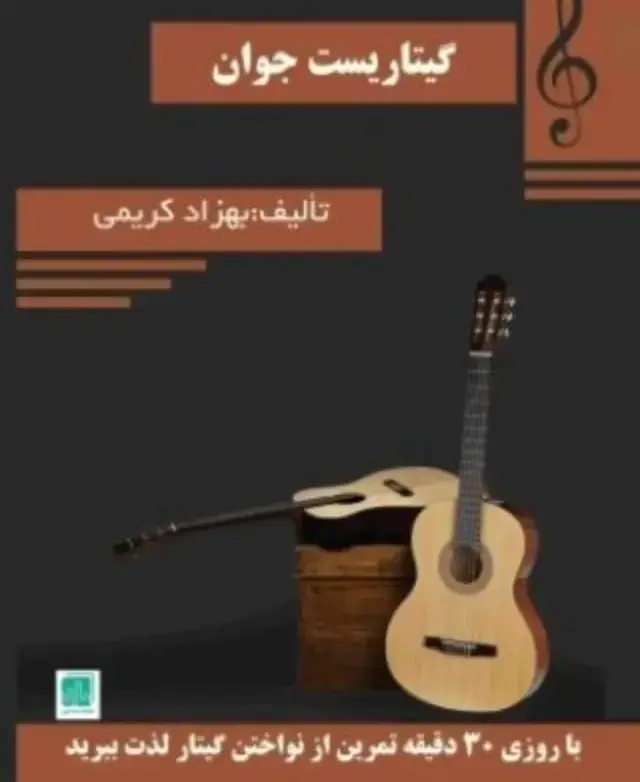 جلد کتاب گیتاریست جوان