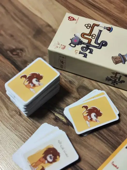 جلد کتاب بسته بازی ایرانی مهمانی شیر سماور (باجعبه)