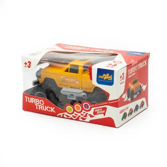 جلد کتاب بسته اسباب بازی ست وانت توربو (TURBO TRUCK)