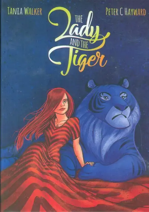 جلد کتاب بسته بازی کارتی ببر و بانو (THE LADY AND THE TIGER)،(باجعبه)