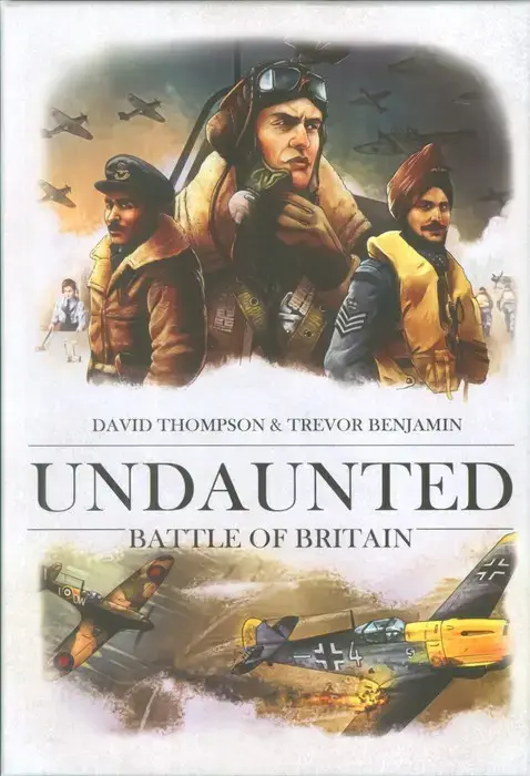 جلد کتاب بسته بازی کارتی بی باکان نبرد بریتانیا (UNDAUNTED BATTLE OF BRITAIN)،(باجعبه)