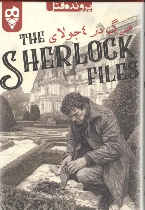 جلد کتاب بسته بازی کارتی مرگ در 4 جولای:پرونده شرلوک 2 (THE SHERLOCK FILES)،(باجعبه)