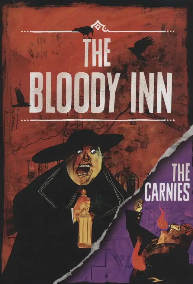 جلد کتاب بسته بازی کارتی مهمانخانه خونین (THE BLOODY INN)،(باجعبه)