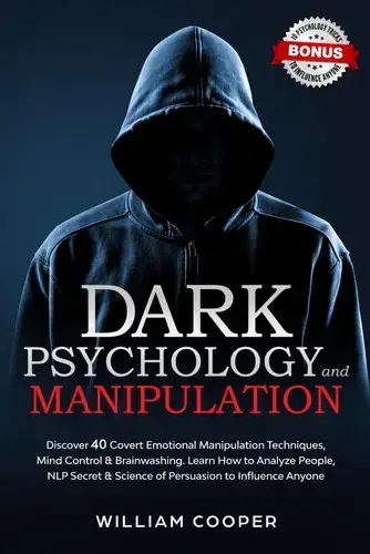 جلد کتاب روانشناسی تاریک و دستکاری ذهن (Dark psychology and manipulation)