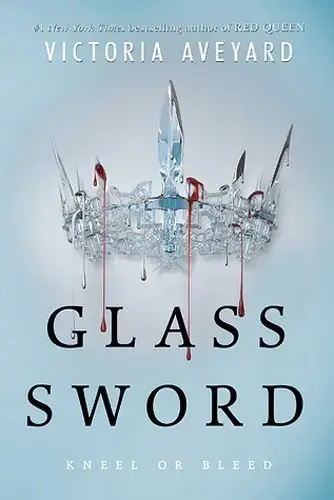 جلد کتاب شمشیر شیشه ای (Glass Sword)