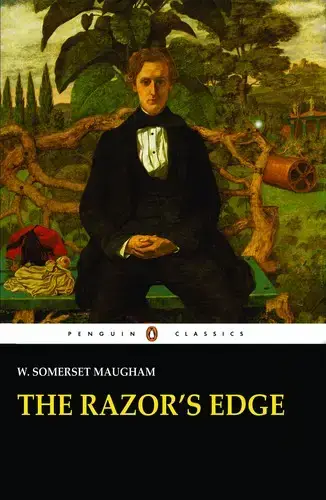 جلد کتاب لبه تیغ (THE RAZORS EDGE)