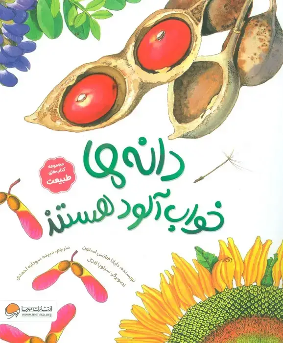 جلد کتاب دانه ها خواب آلود هستند (کتاب های طبیعت)،(گلاسه)
