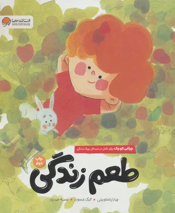 جلد کتاب طعم زندگی (چراغی کوچک برای تامل در مسائل بزرگ زندگی)