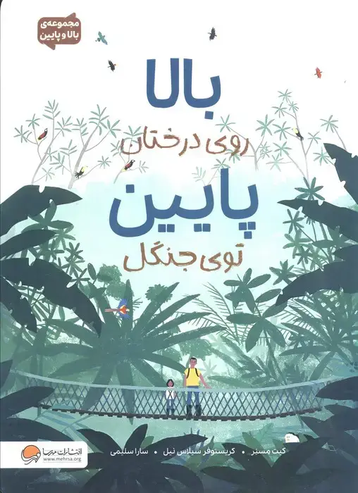 جلد کتاب بالا روی درختان پایین توی جنگل (مجموعه ی بالا و پایین)