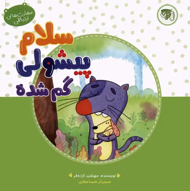 جلد کتاب مهارت های ارتباطی 3 (سلام پیشولی گمشده)،(گلاسه)