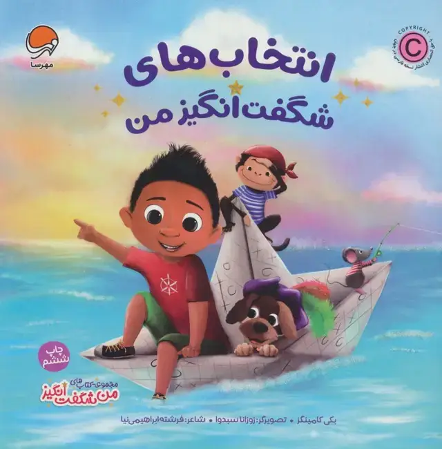 جلد کتاب انتخاب های شگفت انگیز من (من شگفت انگیز)،(گلاسه)