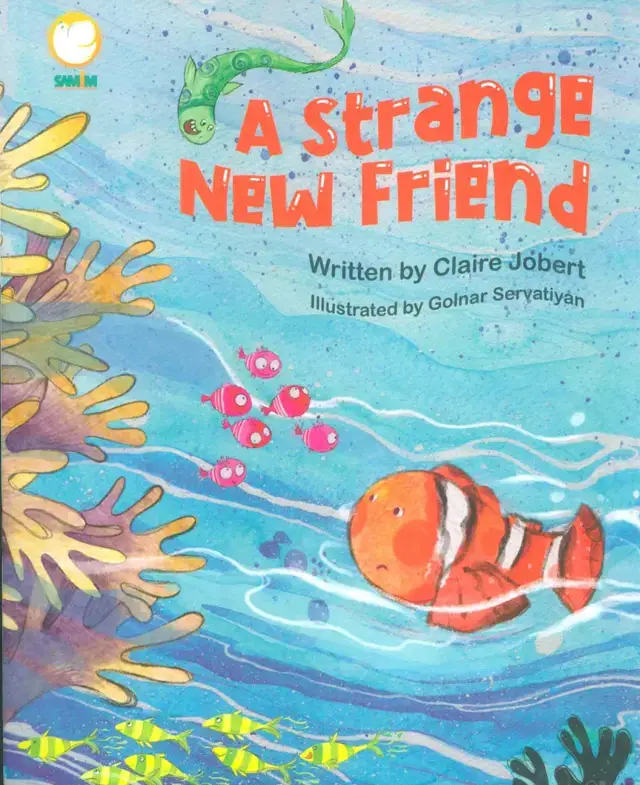 جلد کتاب A strange New Friend:دوست عجیب (انگلیسی)،(گلاسه)
