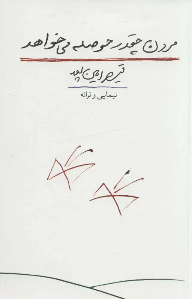 جلد کتاب دفتر شعر نو 1 (مردن چقدر حوصله می خواهد:نیمایی و ترانه)