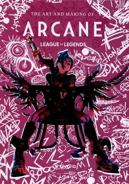 جلد کتاب مانگا آرت بوک (THE ART AND MAKING OF ARCANE) کتابیار