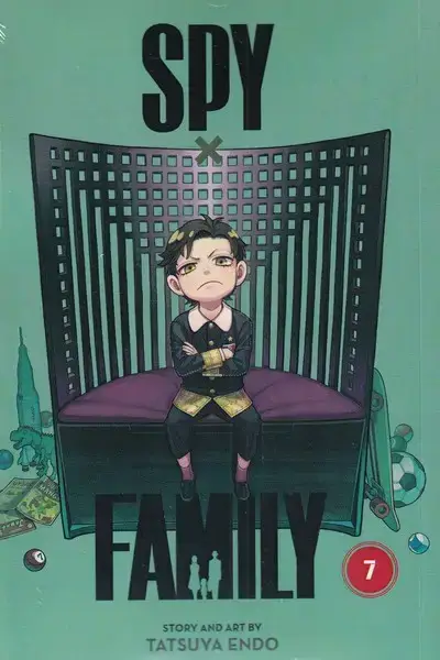 جلد کتاب مجموعه مانگا (spy family 7) کتابیار
