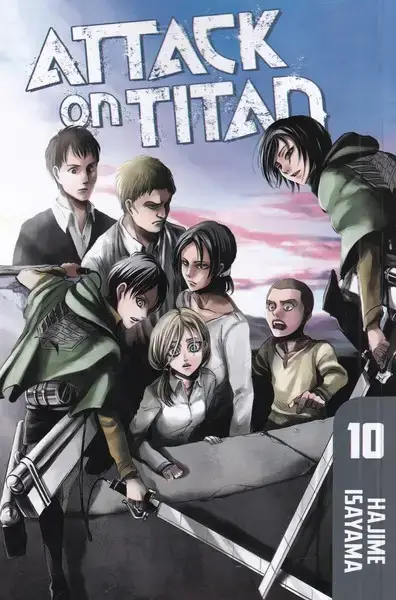 جلد کتاب مجموعه مانگا ( 10 Attack on Titan) کتابیار