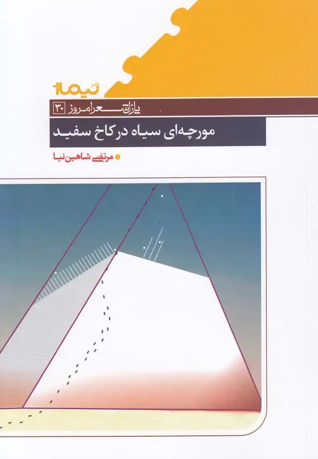 جلد کتاب پازل شعر امروز (30) مورچه‌ای‌سیاه‌درکاخ‌سفید