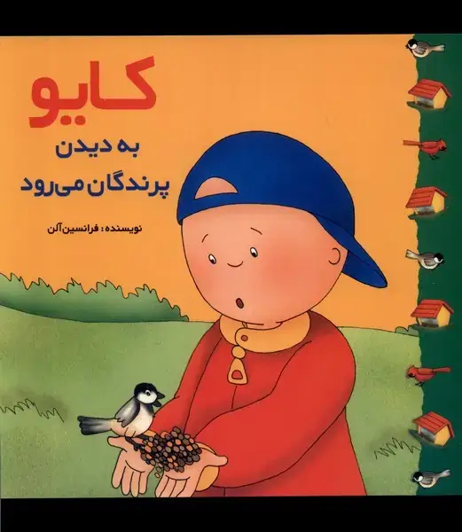 جلد کتاب کایو (به دیدن پرندگان می رود)