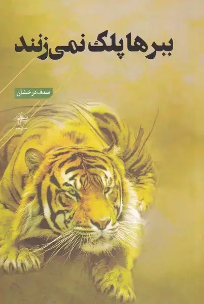جلد کتاب ببرها پلک نمی‌زنند