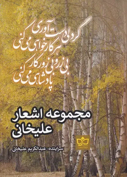جلد کتاب مجموعه اشعار علیخانی