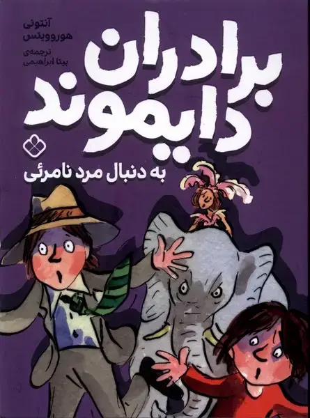 جلد کتاب برادران دایموند (به دنبال مرد نامرئی) پنجره