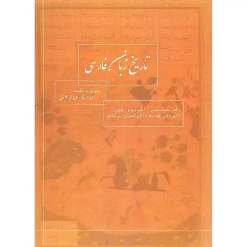 جلد کتاب تاریخ زبان فارسی؛