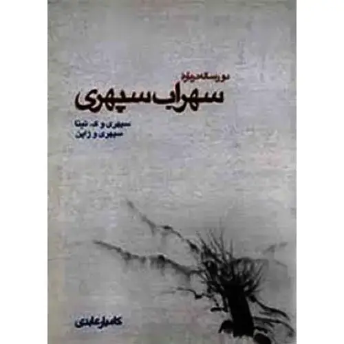 جلد کتاب دو رساله درباره ‌سهراب سپهری