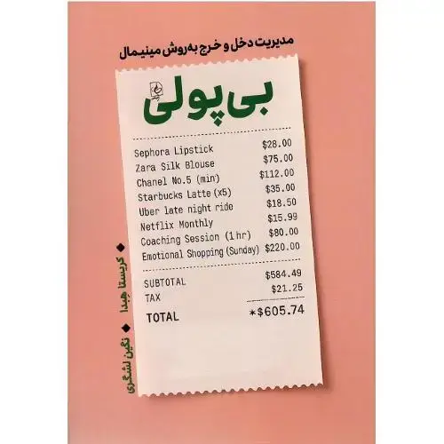 جلد کتاب بی‌پولی: مدیریت دخل و خرج به روش مینیمال