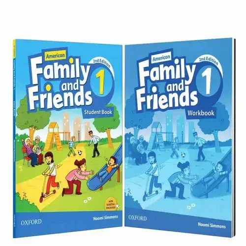 جلد کتاب فمیلی فرندز 1 (American Family And Friends 1 & Workbook)