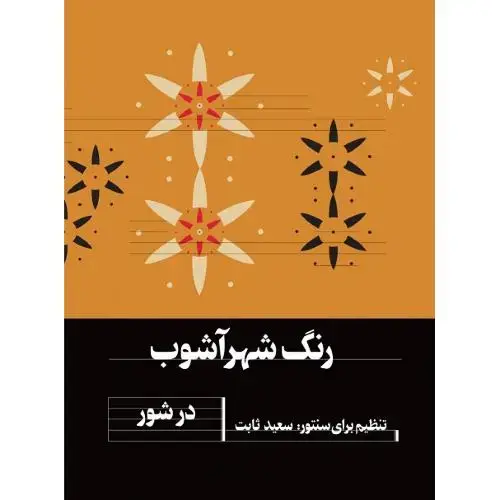 جلد کتاب رنگ شهر آشوب در شور؛ تنظیم برای سنتور