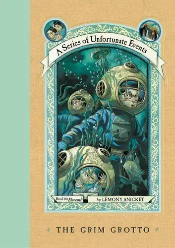 جلد کتاب بچه های بدشانس جلد11: غار غم انگیز (A Series of Unfortunate Events: The Grim Grotto)