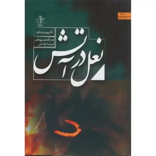 جلد کتاب نعل در آتش ، عزبدفتری ، د.تبریز
