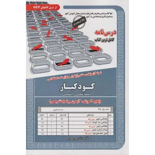 جلد کتاب نمونه آزمونهای استخدامی کودکیار ، پوربهرام