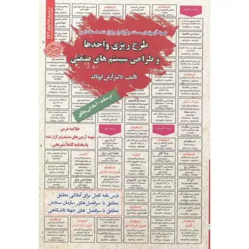 جلد کتاب استخدامی طرح ریزی واحدها و طراحی سیستم های صنعتی ، اپرناک