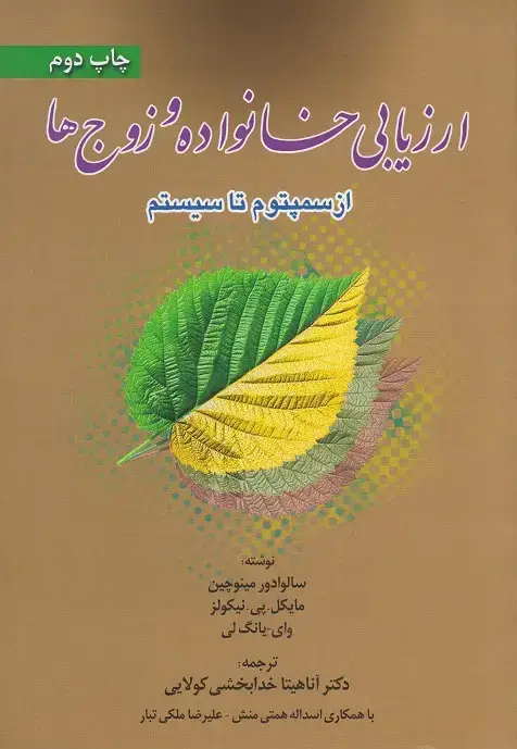 جلد کتاب ارزیابی خانواده و زوج ها ازسمپتوم تا سیستم