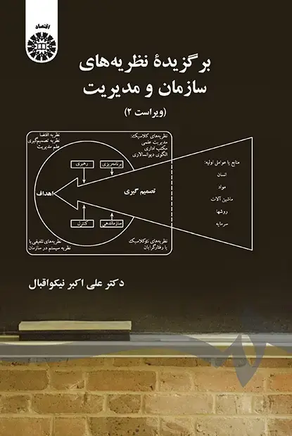 جلد کتاب برگزیده نظریه های سازمان و مدیریت(کد361)